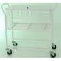 Lockable Medical Records Trolley 