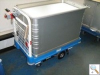 Medical Records Electric Sprung Base Trolley