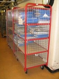 Secure Trolley for Medical Records 